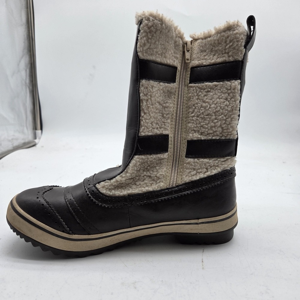 Skechers Outdoor Boots Womens Size 8 Brown Faux Fur Lined Zip Snow Winter 47581 - Picture 4 of 15